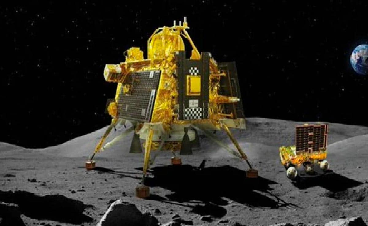 <p>चंद्रयान 3 का धरती से प्रस्थान</p>
