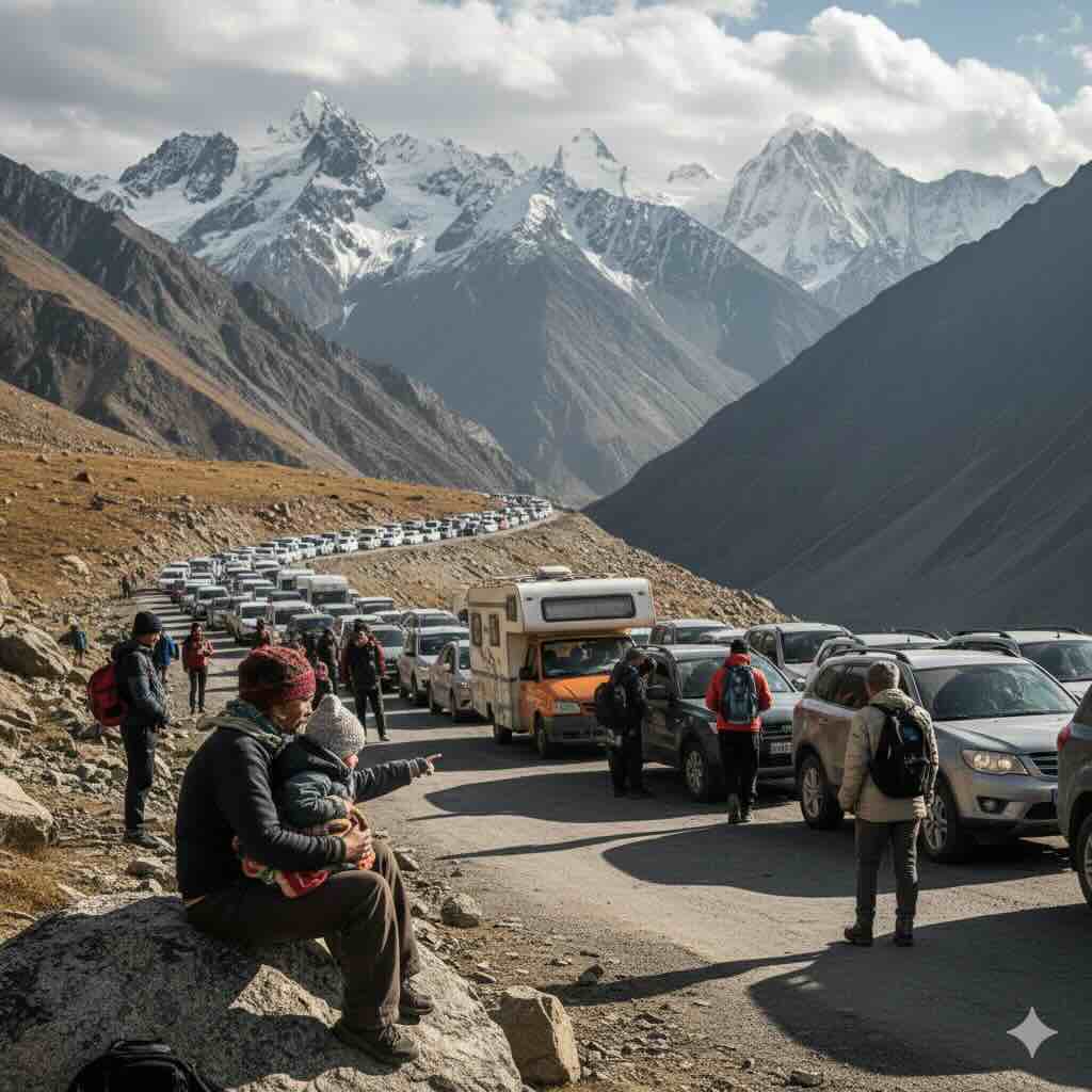 <p>पर्यटन का पहाड़</p>